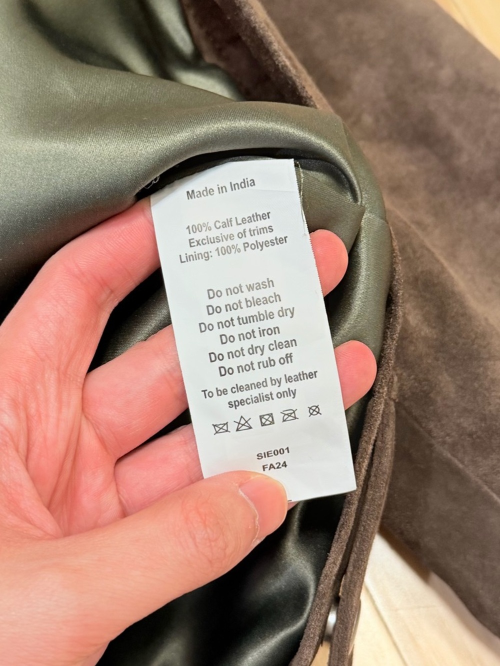 NWT Quince Men’s Italian Suede Trucker Jacket - Picture 9 of 9